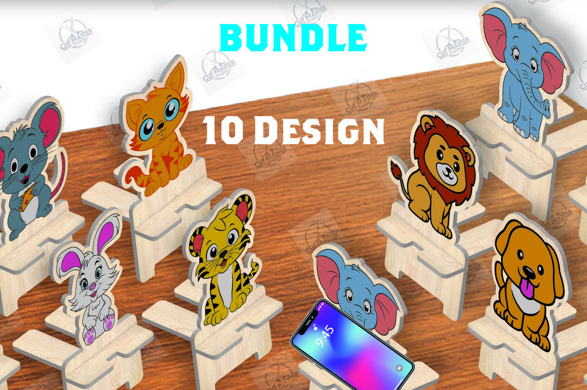 Intra απο ξύλο plywood 3mm-4mm πάχος βάσης τηλεφώνου Animal Δίασταση 15x15 cm INTRAFABR-111420559