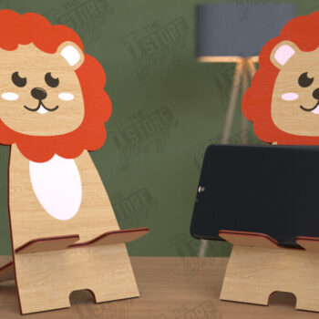 Intra απο ξύλο plywood 3mm-4mm πάχος Δέσμη κοπής με λέιζερ βάσεις τηλεφώνων ζώων Δίασταση 30x20 cm INTRAFABR-114429456 - Image 2