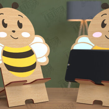 Intra απο ξύλο plywood 3mm-4mm πάχος Δέσμη κοπής με λέιζερ βάσεις τηλεφώνων ζώων Δίασταση 30x20 cm INTRAFABR-114429456 - Image 3