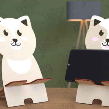 Intra απο ξύλο plywood 3mm-4mm πάχος Δέσμη κοπής με λέιζερ βάσεις τηλεφώνων ζώων Δίασταση 30x20 cm INTRAFABR-114429456 - Image 4