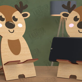 Intra απο ξύλο plywood 3mm-4mm πάχος Δέσμη κοπής με λέιζερ βάσεις τηλεφώνων ζώων Δίασταση 30x20 cm INTRAFABR-114429456 - Image 7