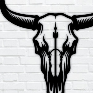 Intra απο ξύλο plywood 3mm-4mm πάχος Διάνυσμα λέιζερ κρανίου ζώων Δίασταση 40x40 cm INTRAFABR-96743869