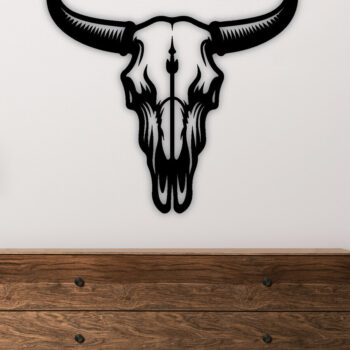 Intra απο ξύλο plywood 3mm-4mm πάχος Διάνυσμα λέιζερ κρανίου ζώων Δίασταση 40x40 cm INTRAFABR-96743869 - Image 3