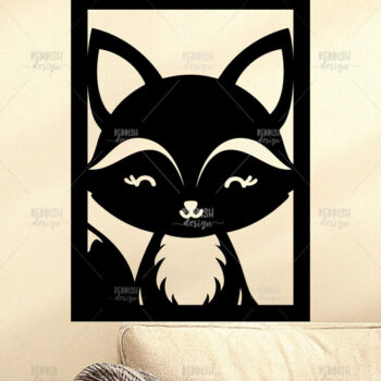 Intra απο ξύλο plywood 3mm-4mm πάχος Animal Wall Art για Νηπιαγωγείο Δίασταση 40x40 cm INTRAFABR-124397558 - Image 1