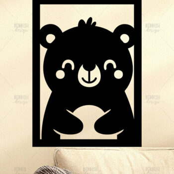 Intra απο ξύλο plywood 3mm-4mm πάχος Animal Wall Art για Νηπιαγωγείο Δίασταση 40x40 cm INTRAFABR-124397564 - Image 1