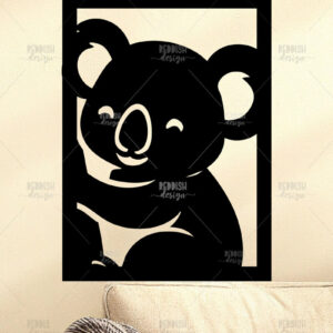 Intra απο ξύλο plywood 3mm-4mm πάχος Animal Wall Art για Νηπιαγωγείο Δίασταση 40x40 cm INTRAFABR-124397505