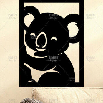 Intra απο ξύλο plywood 3mm-4mm πάχος Animal Wall Art για Νηπιαγωγείο Δίασταση 40x40 cm INTRAFABR-124397505 - Image 1