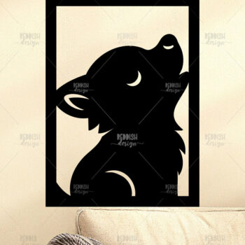 Intra απο ξύλο plywood 3mm-4mm πάχος Animal Wall Art για Νηπιαγωγείο Δίασταση 40x40 cm INTRAFABR-124397526 - Image 1