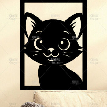 Intra απο ξύλο plywood 3mm-4mm πάχος Animal Wall Art για Νηπιαγωγείο Δίασταση 40x40 cm INTRAFABR-124397529 - Image 1