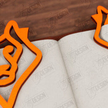 Intra απο ξύλο plywood 3mm-4mm πάχος σελιδοδεικτών ζώων | Κάτοχος σελίδας Δίασταση 15x15 cm INTRAFABR-116599904 - Image 5