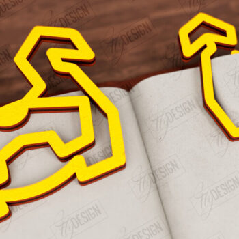 Intra απο ξύλο plywood 3mm-4mm πάχος σελιδοδεικτών ζώων | Κάτοχος σελίδας Δίασταση 15x15 cm INTRAFABR-116599904 - Image 11