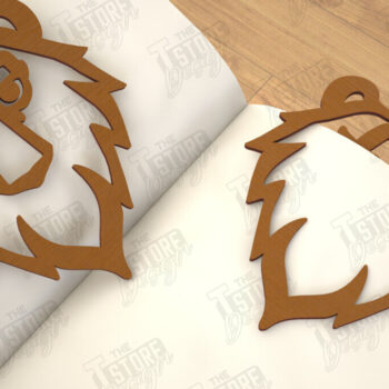 Intra απο ξύλο plywood 3mm-4mm πάχος σελιδοδεικτών ζώων | Κλιπ χαρτιού |CNC Δίασταση 15x15 cm INTRAFABR-116594705 - Image 6