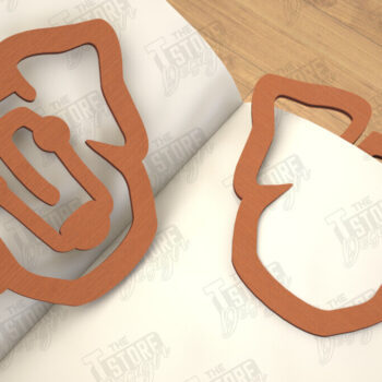 Intra απο ξύλο plywood 3mm-4mm πάχος σελιδοδεικτών ζώων | Κλιπ χαρτιού |CNC Δίασταση 15x15 cm INTRAFABR-116594705 - Image 9