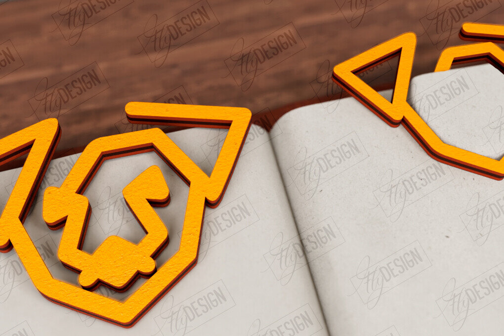 Intra απο ξύλο plywood 3mm-4mm πάχος Ζώα Σελιδοδείκτης |Κάτοχος σελίδας| Συνδετήρας Δίασταση 15x15 cm INTRAFABR-116599672