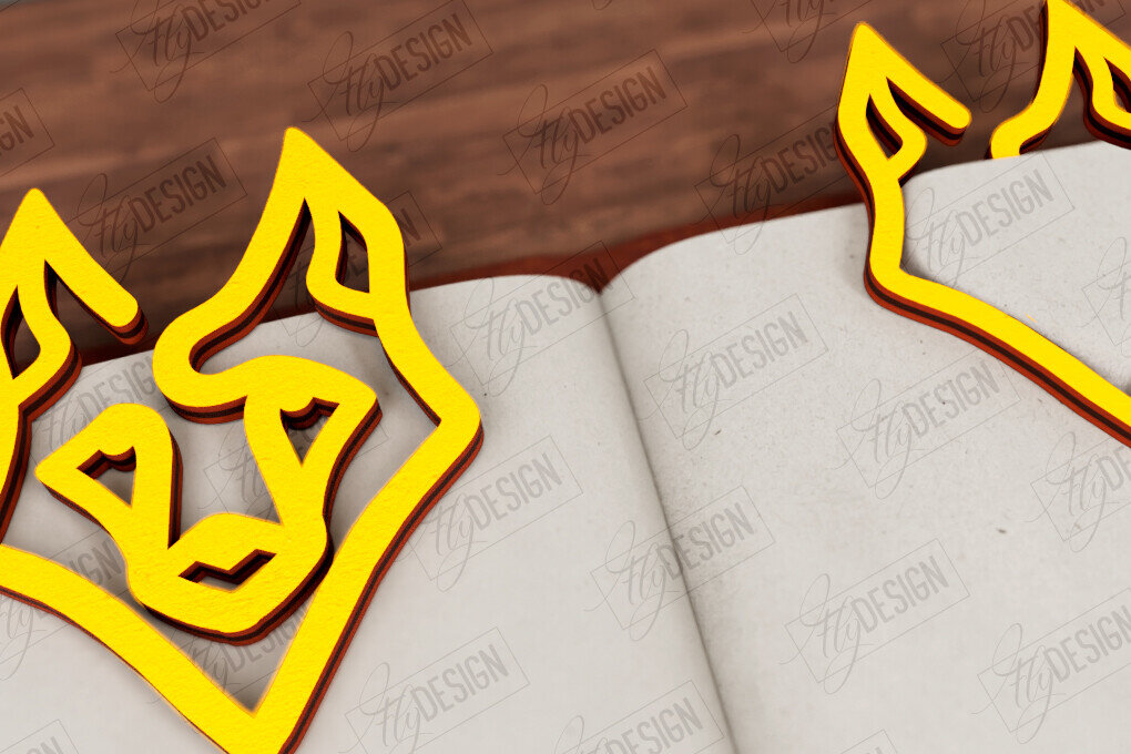 Intra απο ξύλο plywood 3mm-4mm πάχος Ζώα Σελιδοδείκτης |Κάτοχος σελίδας| Συνδετήρας Δίασταση 15x15 cm INTRAFABR-116599677