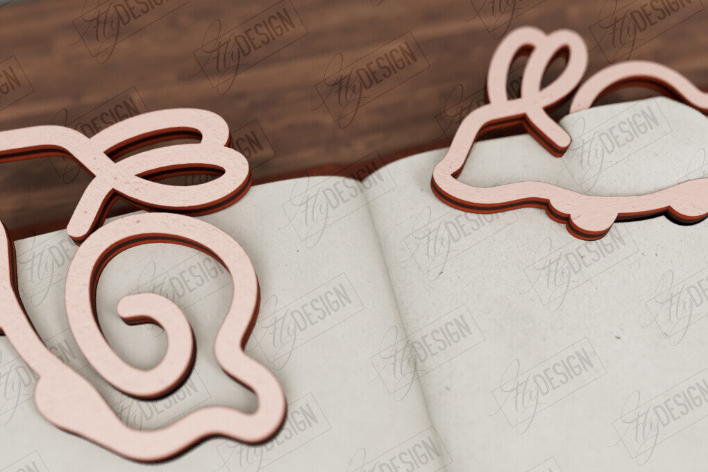 Intra απο ξύλο plywood 3mm-4mm πάχος Ζώα Σελιδοδείκτης |Κάτοχος σελίδας| Συνδετήρας Δίασταση 15x15 cm INTRAFABR-116599685