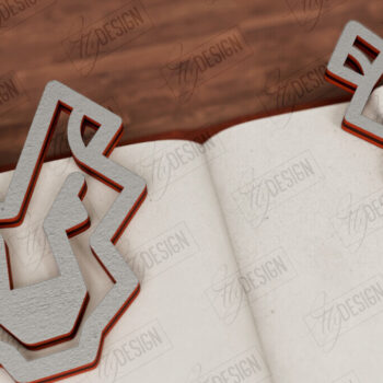 Intra απο ξύλο plywood 3mm-4mm πάχος Ζώα Σελιδοδείκτης |Κάτοχος σελίδας| Συνδετήρας Δίασταση 15x15 cm INTRAFABR-116599697 - Image 1