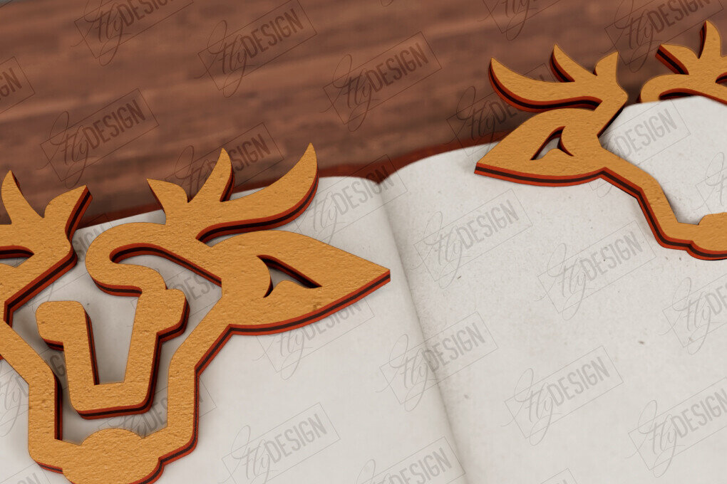 Intra απο ξύλο plywood 3mm-4mm πάχος Ζώα Σελιδοδείκτης |Κάτοχος σελίδας| Συνδετήρας Δίασταση 15x15 cm INTRAFABR-116599701