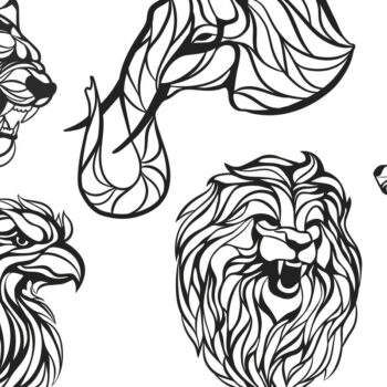 Intra απο ξύλο plywood 3mm-4mm πάχος Πρότυπο δέσμης ζώων Δίασταση 15x15 cm INTRAFABR-70548832 - Image 8