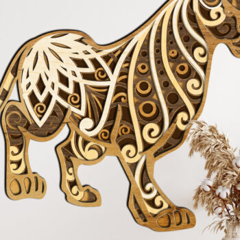 Intra απο ξύλο plywood 3mm-4mm πάχος ζώων, 8 Δίασταση 15x15 cm INTRAFABR-30309368 - Image 9