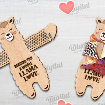 Intra απο ξύλο plywood 3mm-4mm πάχος κοπής με λέιζερ Holders Candy Animals Δίασταση 30x20 cm INTRAFABR-115746364 - Image 6