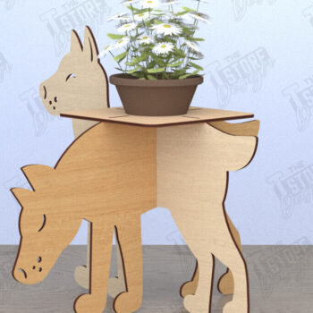 Intra απο ξύλο plywood 3mm-4mm πάχος λουλουδιών Animals |Διακόσμηση σπιτιού Δίασταση 30x20 cm INTRAFABR-119540225 - Image 3