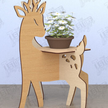 Intra απο ξύλο plywood 3mm-4mm πάχος λουλουδιών Animals |Διακόσμηση σπιτιού Δίασταση 30x20 cm INTRAFABR-119540225 - Image 6