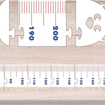 Intra απο ξύλο plywood 3mm-4mm πάχος διαγραμμάτων ανάπτυξης ύψους ζώων Δίασταση 30x20 cm INTRAFABR-86452262 - Image 3