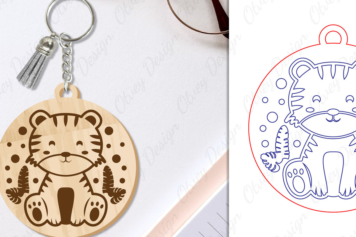 Intra απο ξύλο plywood 3mm-4mm πάχος Μπρελόκ Ζώων Δίασταση 6x6 cm INTRAFABR-97699004