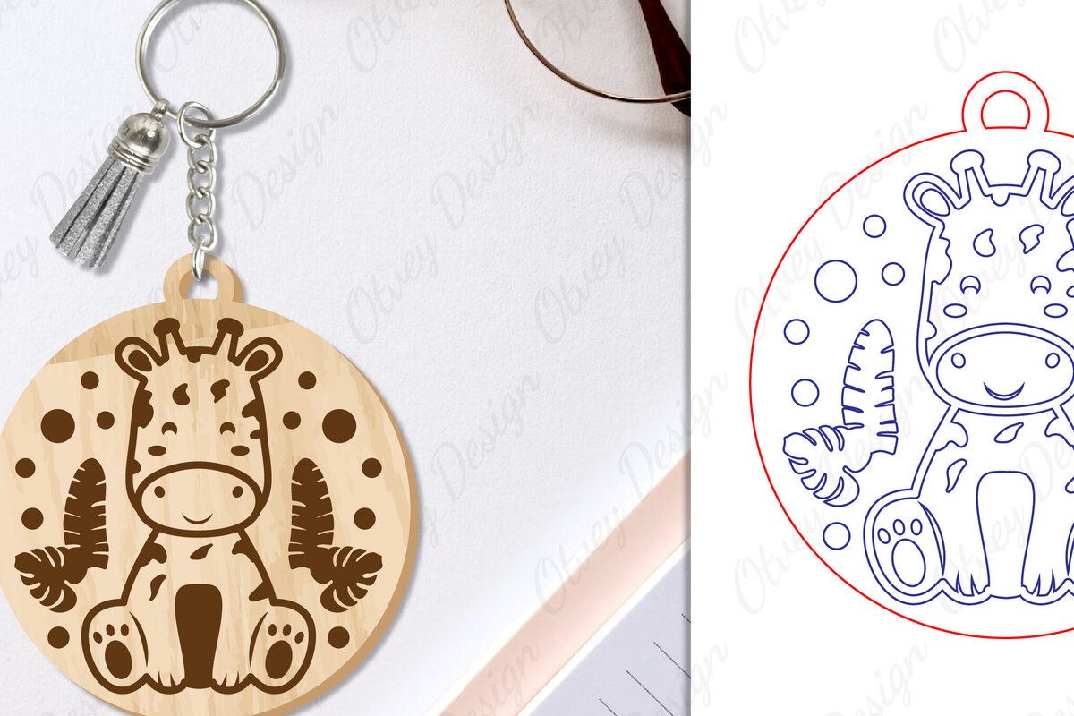 Intra απο ξύλο plywood 3mm-4mm πάχος Μπρελόκ Ζώων Δίασταση 6x6 cm INTRAFABR-97698783