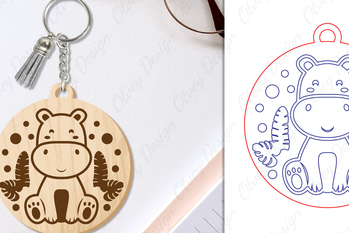 Intra απο ξύλο plywood 3mm-4mm πάχος Μπρελόκ Ζώων Δίασταση 6x6 cm INTRAFABR-97698826