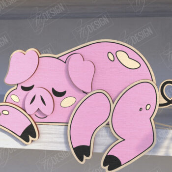 Intra απο ξύλο plywood 3mm-4mm πάχος κοπής με λέιζερ Animals Shelf Sitters Δίασταση 15x15 cm INTRAFABR-123601266 - Image 7