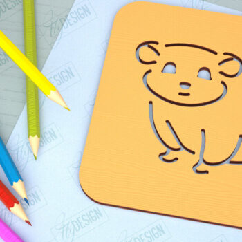 Intra απο ξύλο plywood 3mm-4mm πάχος Δέσμη κοπής με λέιζερ σανίδα ανίχνευσης ζώων Δίασταση 15x15 cm INTRAFABR-98131937 - Image 3