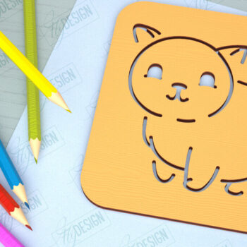 Intra απο ξύλο plywood 3mm-4mm πάχος Δέσμη κοπής με λέιζερ σανίδα ανίχνευσης ζώων Δίασταση 15x15 cm INTRAFABR-98131937 - Image 5