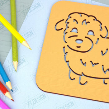 Intra απο ξύλο plywood 3mm-4mm πάχος Δέσμη κοπής με λέιζερ σανίδα ανίχνευσης ζώων Δίασταση 15x15 cm INTRAFABR-98131937 - Image 6