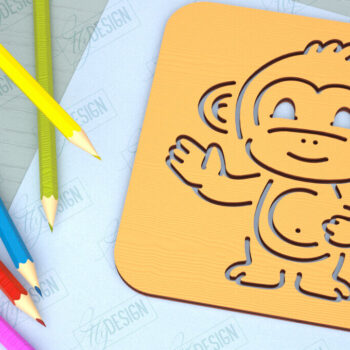 Intra απο ξύλο plywood 3mm-4mm πάχος Δέσμη κοπής με λέιζερ σανίδα ανίχνευσης ζώων Δίασταση 15x15 cm INTRAFABR-98131937 - Image 9