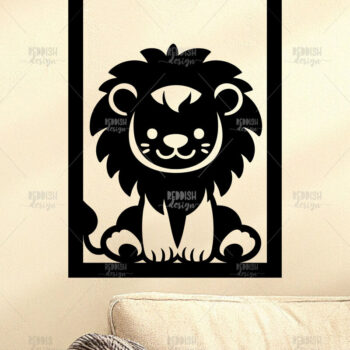 Intra απο ξύλο plywood 3mm-4mm πάχος Animals Wall Art για Νηπιαγωγείο Δίασταση 40x40 cm INTRAFABR-123564128 - Image 6