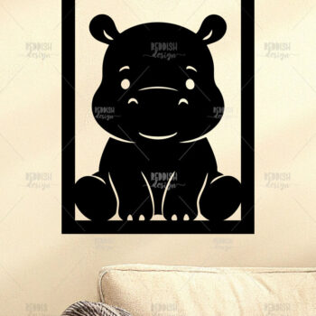 Intra απο ξύλο plywood 3mm-4mm πάχος Animals Wall Art για Νηπιαγωγείο Δίασταση 40x40 cm INTRAFABR-123564128 - Image 12