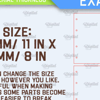 Intra απο ξύλο plywood 3mm-4mm πάχος Ανταρκτική Ταξιδιωτικό άλμπουμ φωτογραφιών με λέιζερ Δίασταση 30x20 cm INTRAFABR-99195047 - Image 2