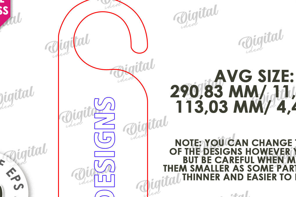 Intra απο ξύλο plywood 3mm-4mm πάχος Κρεμάστρα πόρτας κατά του Αγίου Βαλεντίνου Δίασταση 15x15 cm INTRAFABR-112232184 - Image 3