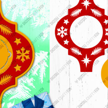 Intra απο ξύλο plywood 3mm-4mm πάχος Arabesque Candy Dome, τρισδιάστατο χριστουγεννιάτικο παιχνίδι Δίασταση 16x16 cm INTRAFABR-80253693 - Image 2