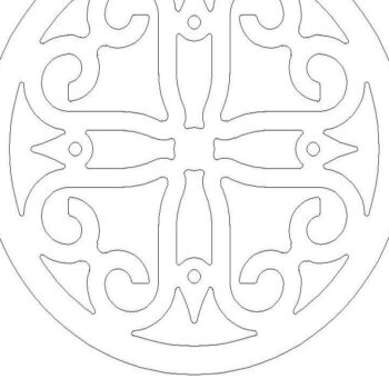 Intra απο ξύλο plywood 3mm-4mm πάχος Σουβέρ για ποτό Arabesque Κοπή Αρχείων Δίασταση 15x15 cm INTRAFABR-37101501 - Image 5