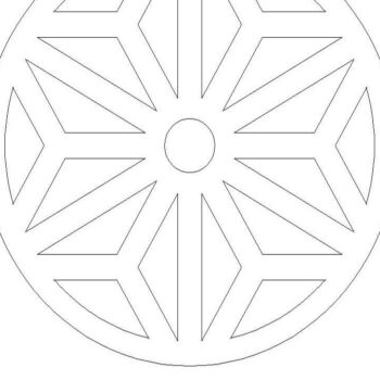 Intra απο ξύλο plywood 3mm-4mm πάχος Σουβέρ για ποτό Arabesque Κοπή Αρχείων Δίασταση 15x15 cm INTRAFABR-37101501 - Image 7