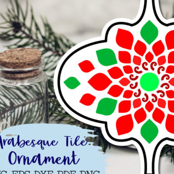 Intra απο ξύλο plywood 3mm-4mm πάχος Στολίδι από πλακάκι Arabesque Lotfallah Δίασταση 8x8 cm INTRAFABR-6718658 - Image 1