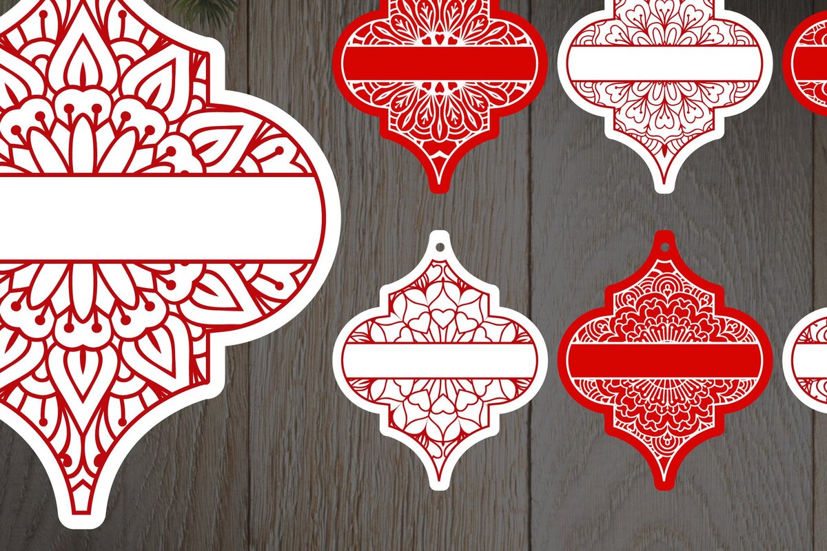 Intra απο ξύλο plywood 3mm-4mm πάχος Arabesque Christmas 1 Δίασταση 15x15 cm INTRAFABR-37785736