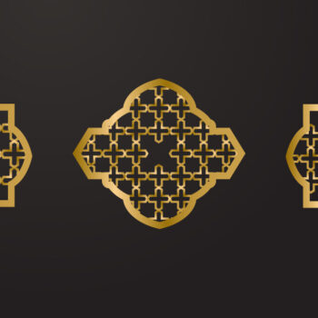 Intra απο ξύλο plywood 3mm-4mm πάχος Αραβικό παράθυρο με παραδοσιακό στολίδι Δίασταση 8x8 cm INTRAFABR-80634044 - Image 1