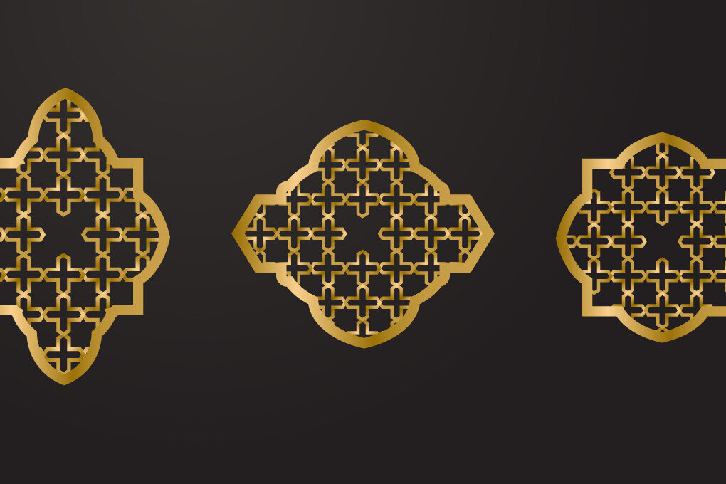 Intra απο ξύλο plywood 3mm-4mm πάχος Αραβικό παράθυρο με παραδοσιακό στολίδι Δίασταση 8x8 cm INTRAFABR-80634044