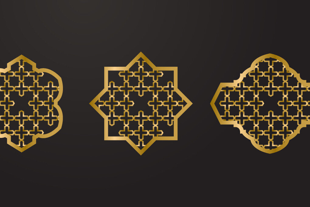 Intra απο ξύλο plywood 3mm-4mm πάχος Αραβικό παράθυρο με παραδοσιακό στολίδι Δίασταση 8x8 cm INTRAFABR-81013350