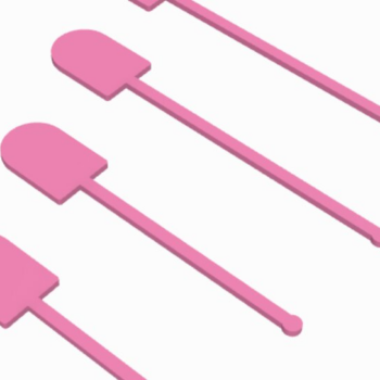 Intra απο ξύλο plywood 3mm-4mm πάχος Arch Drink Stirrer  Δίασταση 15x15 cm INTRAFABR-118062526 - Image 1