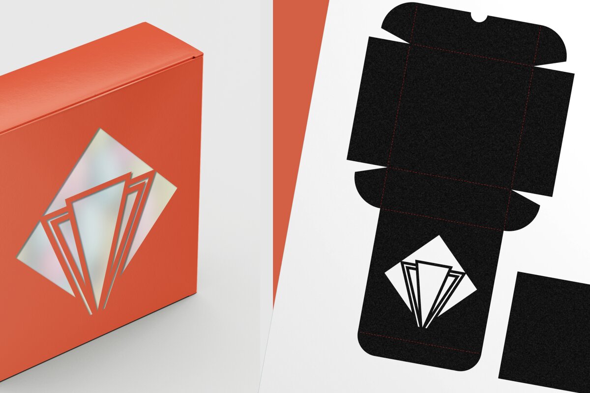 Intra απο ξύλο plywood 3mm-4mm πάχος Λεπτό τετράγωνο κουτί παραθύρου σε στυλ Art Deco Δίασταση 2x2 cm INTRAFABR-81340807